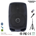 Altavoz plástico activo de 15 &quot;PA Speaker Box Plastic Bluetooth